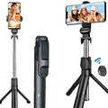 Bastão de Selfie Retrátil Bluetooth suporte tripé para celular com controle remoto