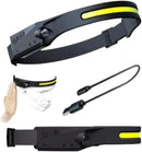 Lanterna de cabeça Recarregável USB Led