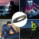 Lanterna de cabeça Recarregável USB Led