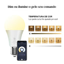 Lampada inteligente com controle via Bluetooth - mudança de cores